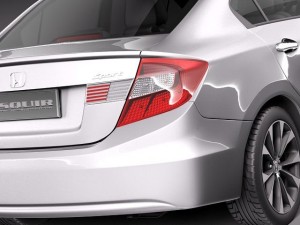 Honda Civic Sport Sedan 2012 3D 모델