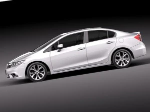 Honda Civic Sport Sedan 2012 3D Model