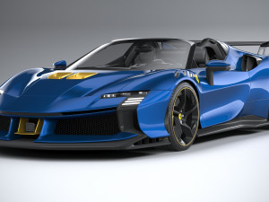 Ferrari SF90 XX Spider 2024 Modello 3D