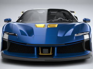 Ferrari SF90 XX Spider 2024 Modello 3D