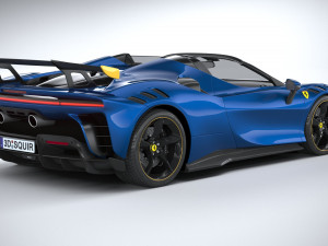 Ferrari SF90 XX Spider 2024 Modello 3D