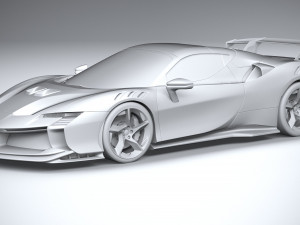 Ferrari SF90 XX Spider 2024 Modello 3D