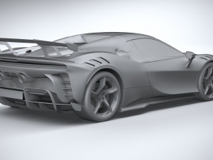 Ferrari SF90 XX Spider 2024 Modello 3D