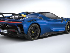Ferrari SF90 XX Spider 2024 Modello 3D