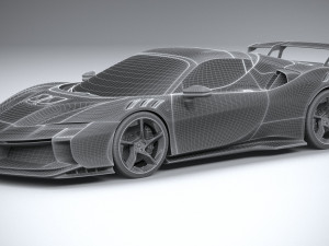Ferrari SF90 XX Spider 2024 Modello 3D