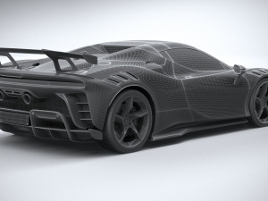 Ferrari SF90 XX Spider 2024 Modello 3D
