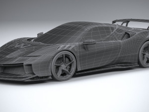Ferrari SF90 XX Spider 2024 Modello 3D
