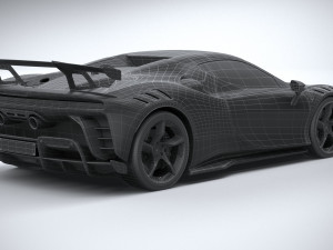 Ferrari SF90 XX Spider 2024 Modello 3D