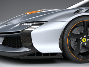 Ferrari SF90 XX Stradale 2024 3D Model
