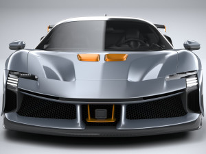 Ferrari SF90 XX Stradale 2024 3D Model