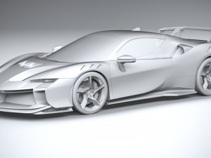 Ferrari SF90 XX Stradale 2024 3D Model