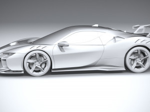 Ferrari SF90 XX Stradale 2024 3D Model
