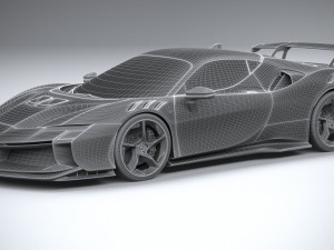 Ferrari SF90 XX Stradale 2024 3D Model