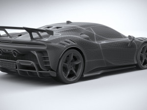 Ferrari SF90 XX Stradale 2024 3D Model