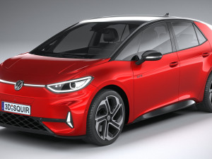 Volkswagen ID3 GTX 2025 Model 3D