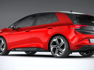 Volkswagen ID3 GTX 2025 3D Model