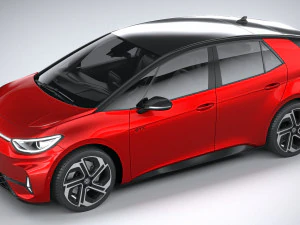 Volkswagen ID3 GTX 2025 3D Model