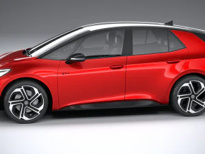 Volkswagen ID3 GTX 2025 3D Model