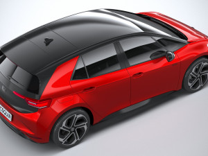 Volkswagen ID3 GTX 2025 Model 3D