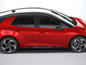 Volkswagen ID3 GTX 2025 Model 3D