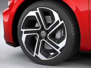 Volkswagen ID3 GTX 2025 Model 3D
