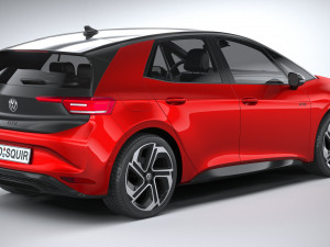 Volkswagen ID3 GTX 2025 Model 3D