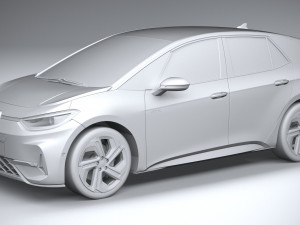 Volkswagen ID3 GTX 2025 Model 3D