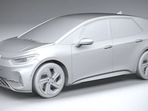 Volkswagen ID3 GTX 2025 3D Model