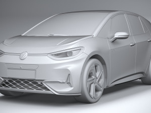 Volkswagen ID3 GTX 2025 Model 3D