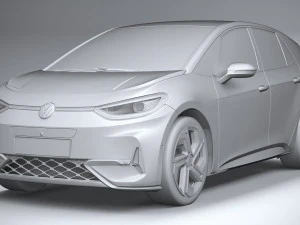 Volkswagen ID3 GTX 2025 3D Model