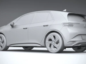 Volkswagen ID3 GTX 2025 3D Model