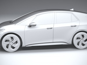 Volkswagen ID3 GTX 2025 Model 3D