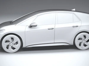 Volkswagen ID3 GTX 2025 3D Model