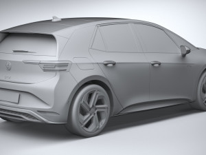 Volkswagen ID3 GTX 2025 Model 3D