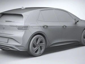 Volkswagen ID3 GTX 2025 3D Model