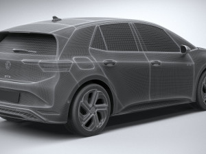 Volkswagen ID3 GTX 2025 Model 3D