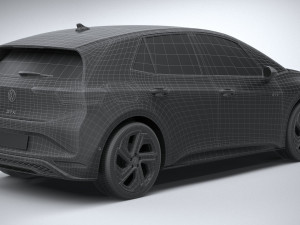 Volkswagen ID3 GTX 2025 Model 3D