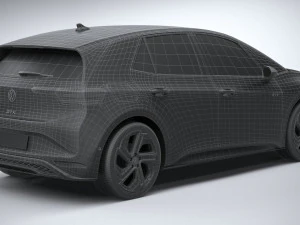 Volkswagen ID3 GTX 2025 3D Model