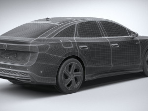 Volkswagen ID7 GTX 2025 3D Model