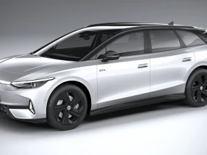 フォルクスワーゲン ID7 GTX ツアラー 2025 3Dモデル