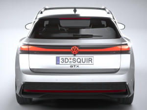 Volkswagen ID7 GTX Tourer 2025 3D Model