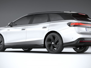 Volkswagen ID7 GTX Tourer 2025 3D Model