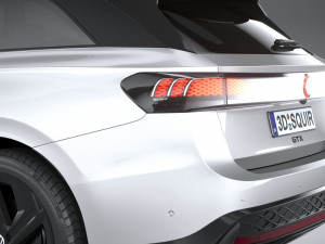 Volkswagen ID7 GTX Tourer 2025 3D Model