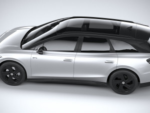 Volkswagen ID7 GTX Tourer 2025 3D Model