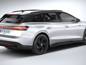 Volkswagen ID7 GTX Tourer 2025 3D Model