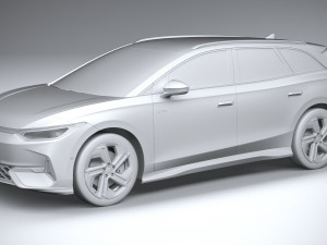 Volkswagen ID7 GTX Tourer 2025 3D Model
