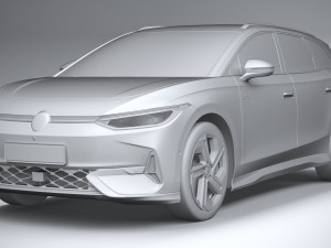 Volkswagen ID7 GTX Tourer 2025 3D Model