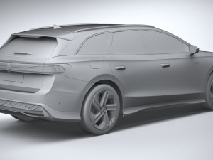 Volkswagen ID7 GTX Tourer 2025 3D Model