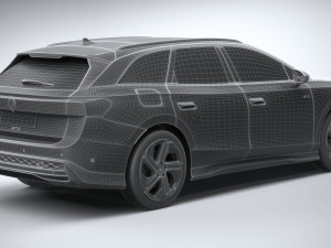 Volkswagen ID7 GTX Tourer 2025 3D Model
