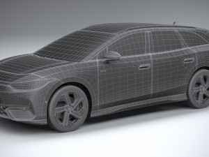 Volkswagen ID7 GTX Tourer 2025 3D Model